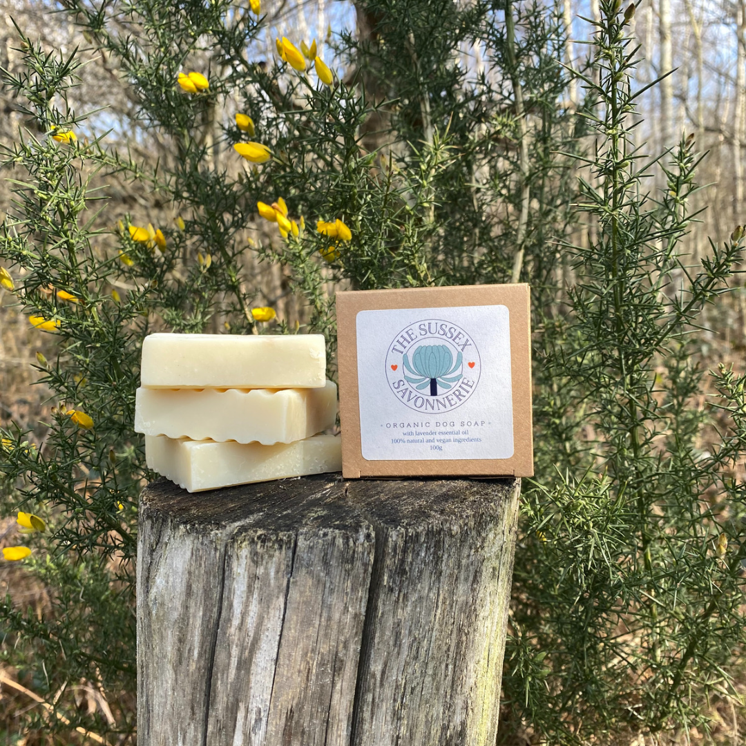 Handmade Organic Dog Soap - Lavender